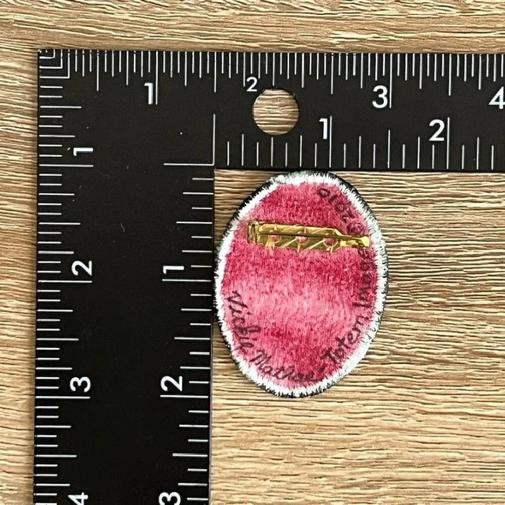 Vickie Mathas 2 Wearable Art Brooches‎ Pins Mixed Textile Fiber Media 2010